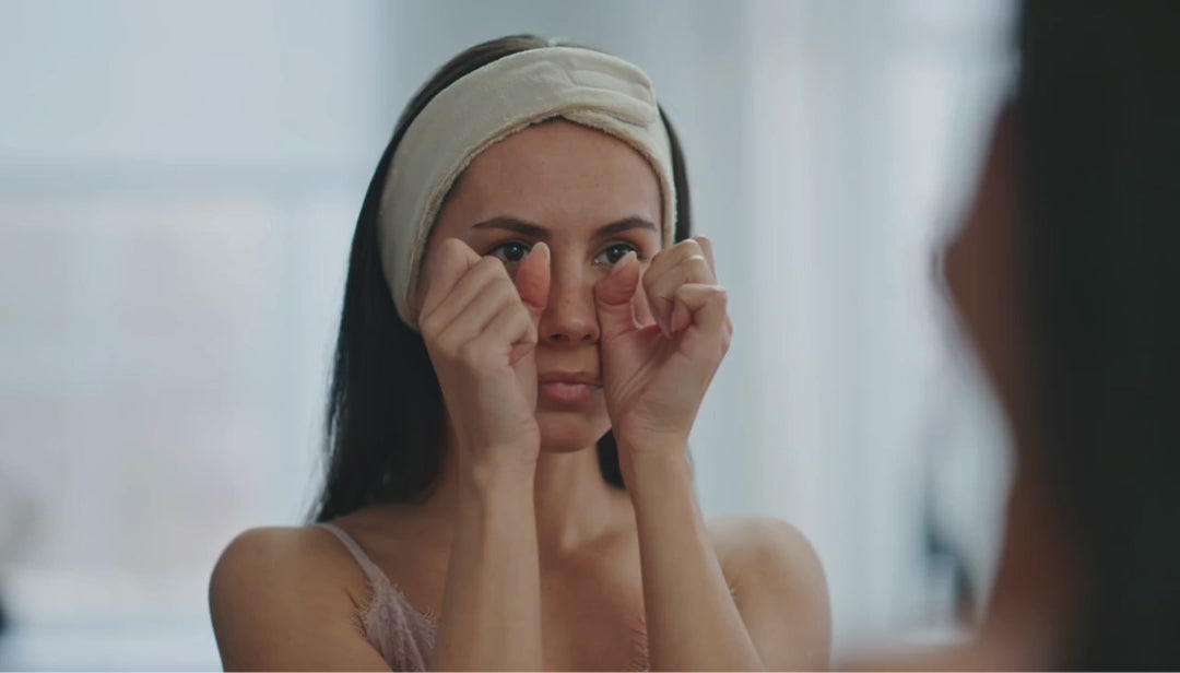 Siero viso antiage applicato su pelle matura per migliorarne compattezza ed elasticità
