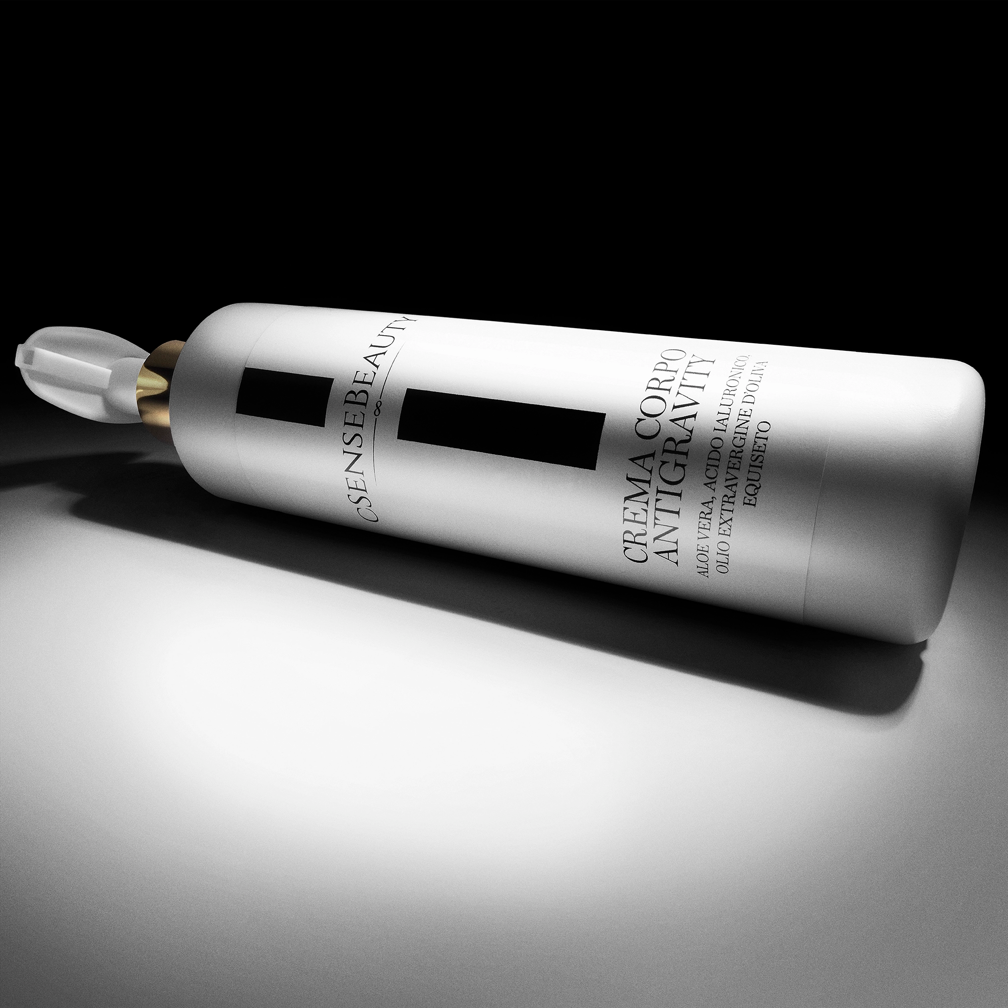 Crema corpo in flacone da 250 ml elasticizzante e rassodante Made in Italy di cSenseBeauty